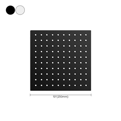 Skorter | Black round fixed shower head Modern design wall-mounted shower head