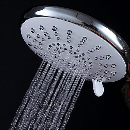 Skorter | Basic Shower Head Round Plastic Handheld Shower Head in Silver