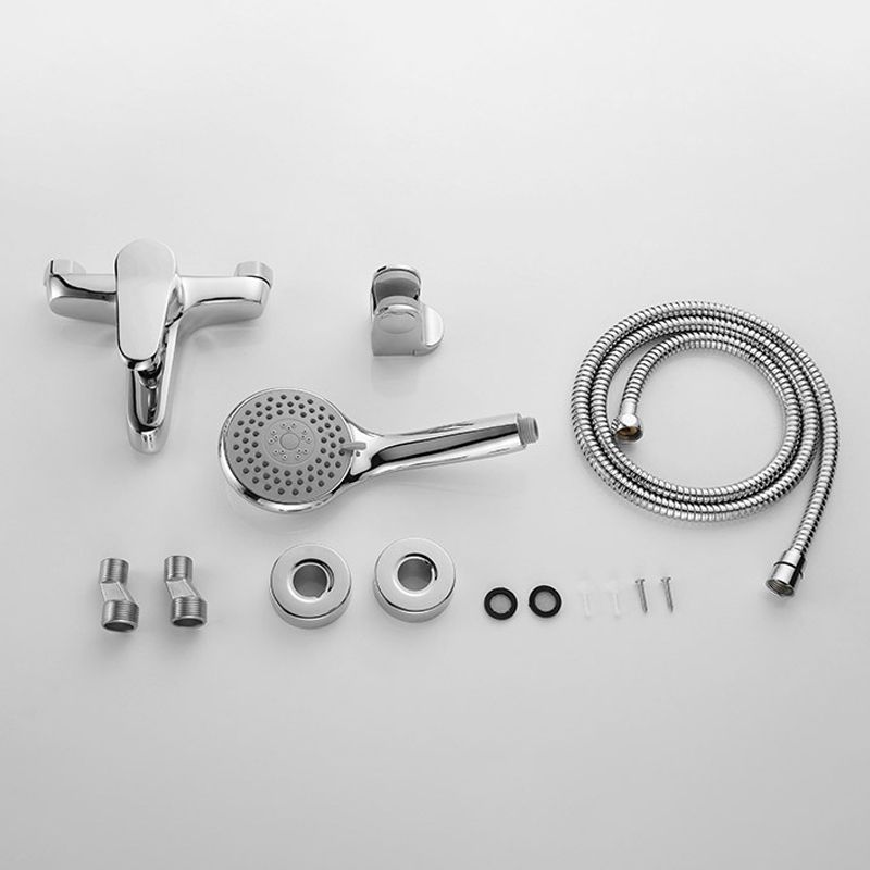 Skorter | Bathroom Bathtub Pull-Out Wall-Mounted Hand Shower Fixed Bathtub Faucet