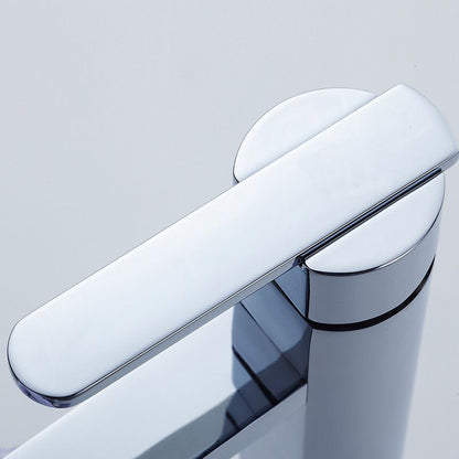 Skorter | Bathroom Faucet Brass Lever Handle Single Hole Sink Faucet