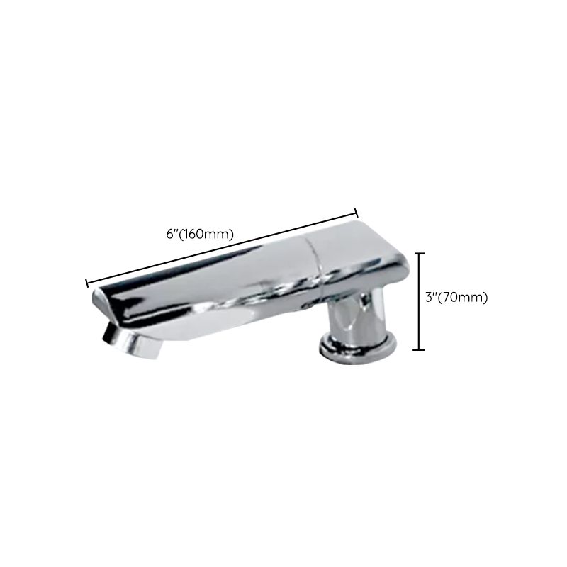 Skorter | Wall-mounted Copper Roman Bathtub Faucet Low Arc Roman Bathtub Filler Trim