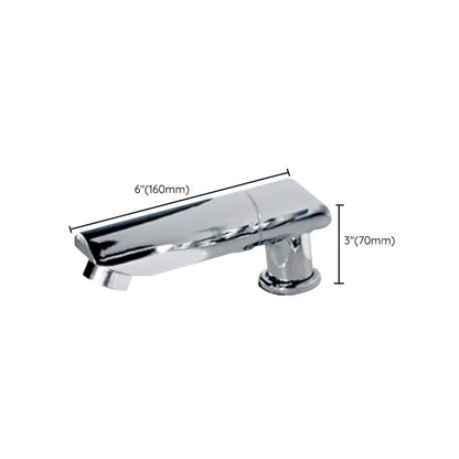 Skorter | Wall-mounted Copper Roman Bathtub Faucet Low Arc Roman Bathtub Filler Trim