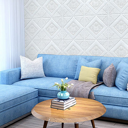 Skorter | 3D embossed interior wall covering Self-adhesive geometric texture wall covering