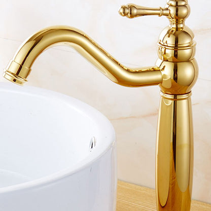 Skorter | Glam Vessel Faucet Swivel Spout Lever Handle Sink Faucet