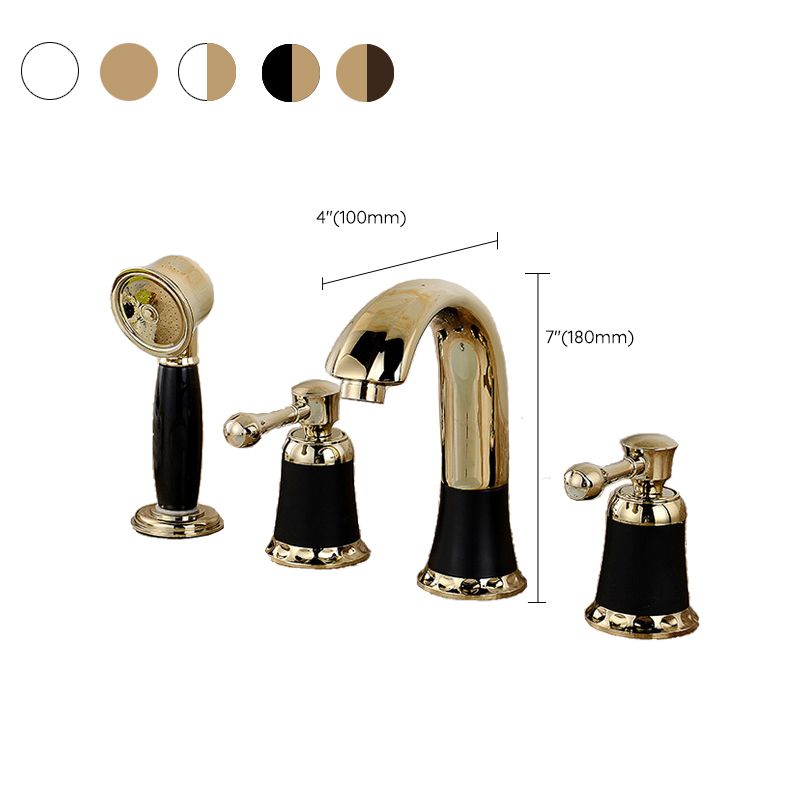 Skorter | Contemporary Tub Faucet Trim Deck Mount Tub Faucet Trim for Bathroom