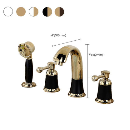 Skorter | Contemporary Tub Faucet Trim Deck Mount Tub Faucet Trim for Bathroom