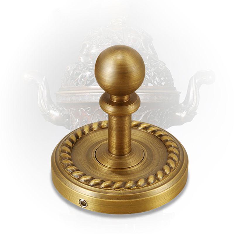 Skorter | Brass Traditional Bathroom Accessory Set Vintage Bronze Bathroom Shelf/Towel Holder/Bathrobe Hook