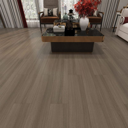 Skorter | 49"x8" width E0 natural solid wood laminate flooring, click-lock, waterproof