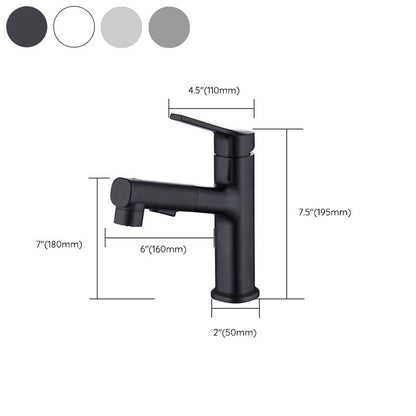 Skorter | Round Vessel Sink Bathroom Faucet Simple Style Faucet with Brass Material