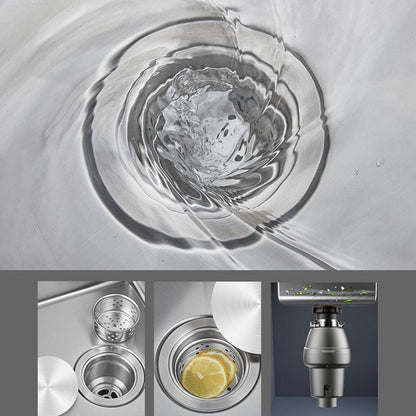 Skorter | Contemporary Style Kitchen Sink Stainless Steel Round Kitchen Sink