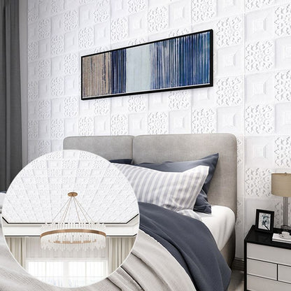 Skorter | 3D Wall Panel Modern Style Minimalist Home Living Room Wall Shelf