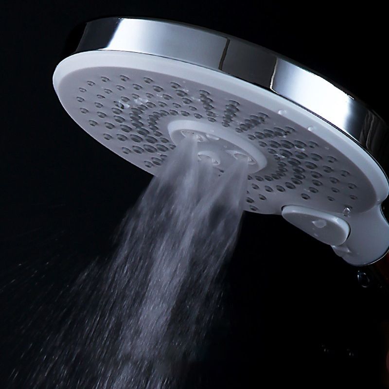 Skorter | Basic Shower Head Round Plastic Handheld Shower Head in Silver