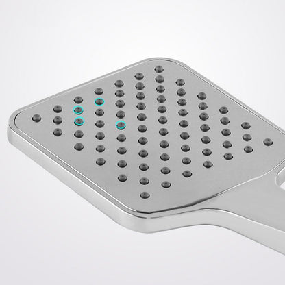 Skorter | Chrome Square Shower Head Combination Wall Mounted and Ceiling Mounted Handheld Shower