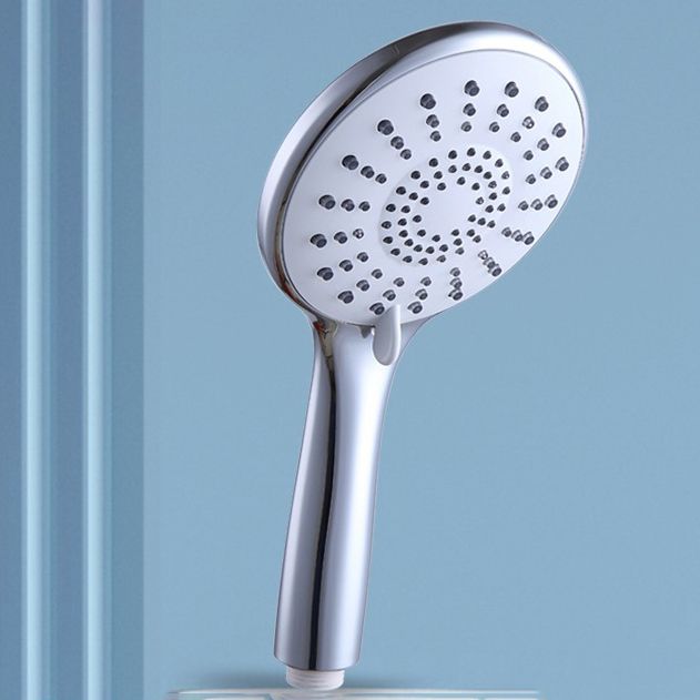 Skorter | Basic Shower Head Round Plastic Handheld Shower Head in Silver