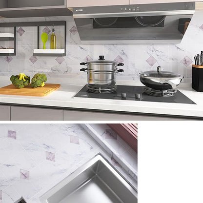 Skorter | Stone Composite Single Tile Rectangular Mesh Self-Adhesive Tile