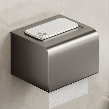 Skorter | Aluminium modern bathroom accessory set polished grey bathroom shelf/toilet paper holder/robe hooks