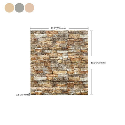 Skorter | Country House Wall Plank 3D Brick Bathroom Living Room Wall Panels Set of 2