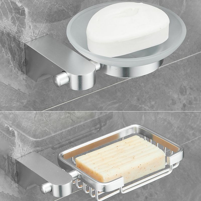 Skorter | 6-piece Chrome Bathroom Accessory as Individual Piece or as Set with Towel Ring Bar