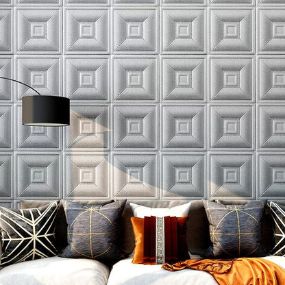 Skorter | Beautiful Style Wall Panel 3D Print Bathroom Living Room Wall Panels with Padding