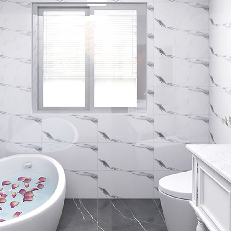 Skorter | Bathroom Peel and Stick Wall Tile Modern Peel and Stick Wall Tile with Rectangular Shape