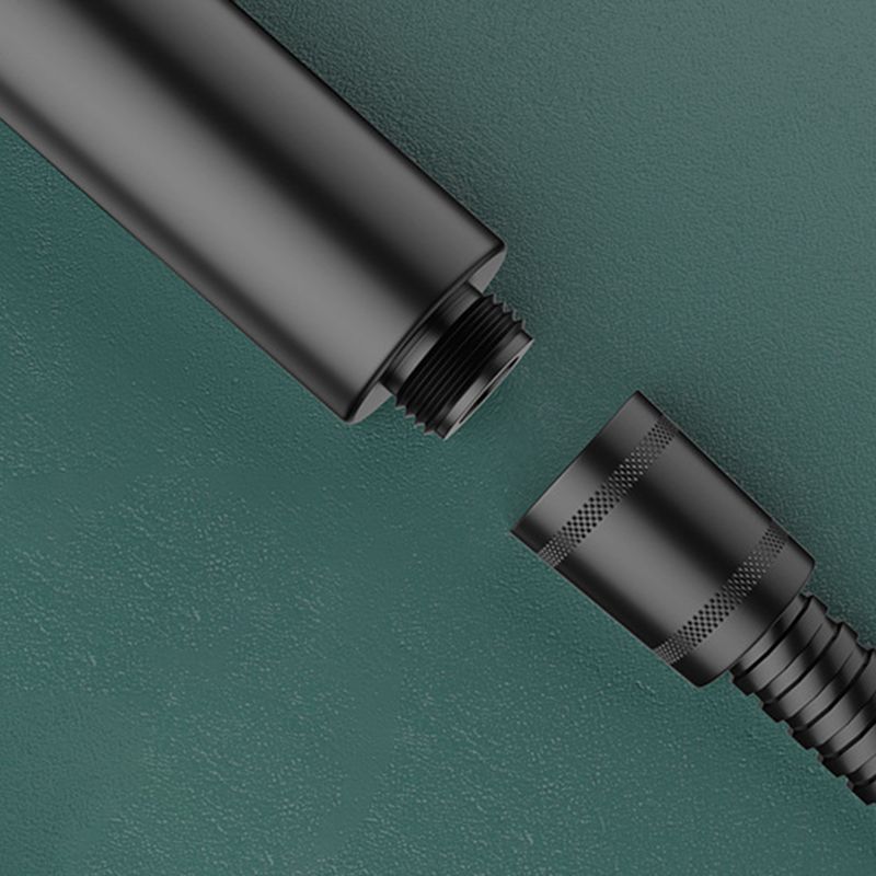 Skorter | Bathroom Shower Head 5-Stream Round Hand Shower Holder Wall Mount Shower Head