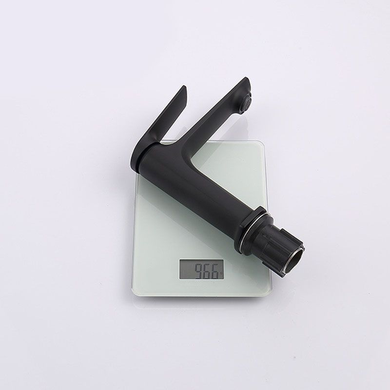 Skorter | Modern faucet brass lever handles low arc sink bathroom faucet