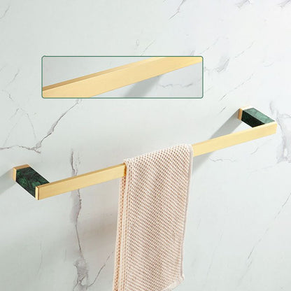 Skorter | Brass Bathroom Accessory Set Marble Bathroom Accessory Set for Home