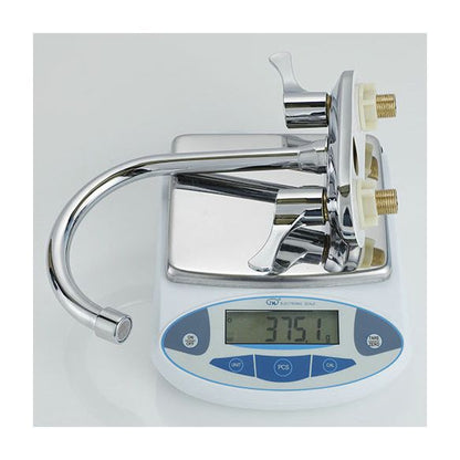 Skorter | Button handle central faucet Contemporary design sink faucet 2-hole faucet for the bathroom