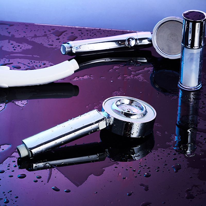 Skorter | Contemporary Wall Mounted Showerhead Combination Chrome Round Hand Shower