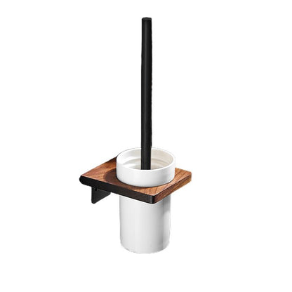 Skorter | 7-piece bathroom accessory set wood and metal bathroom accessory hardware set