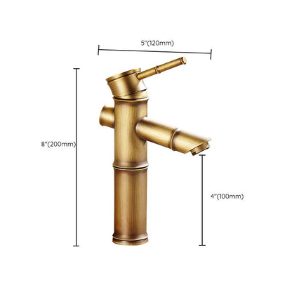 Skorter | Country House Style Single Hole Sink Faucet with a Lever Handle