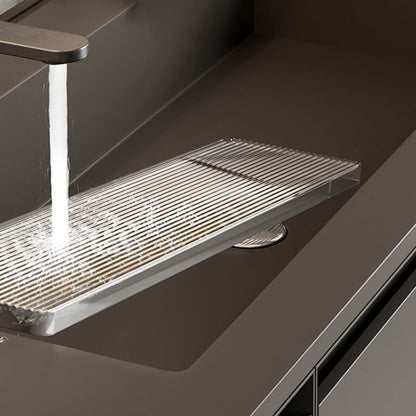 Skorter | Black Bathroom Set Metallic & Acrylic Bathroom Accessory Set made of Stainless Steel Aluminium