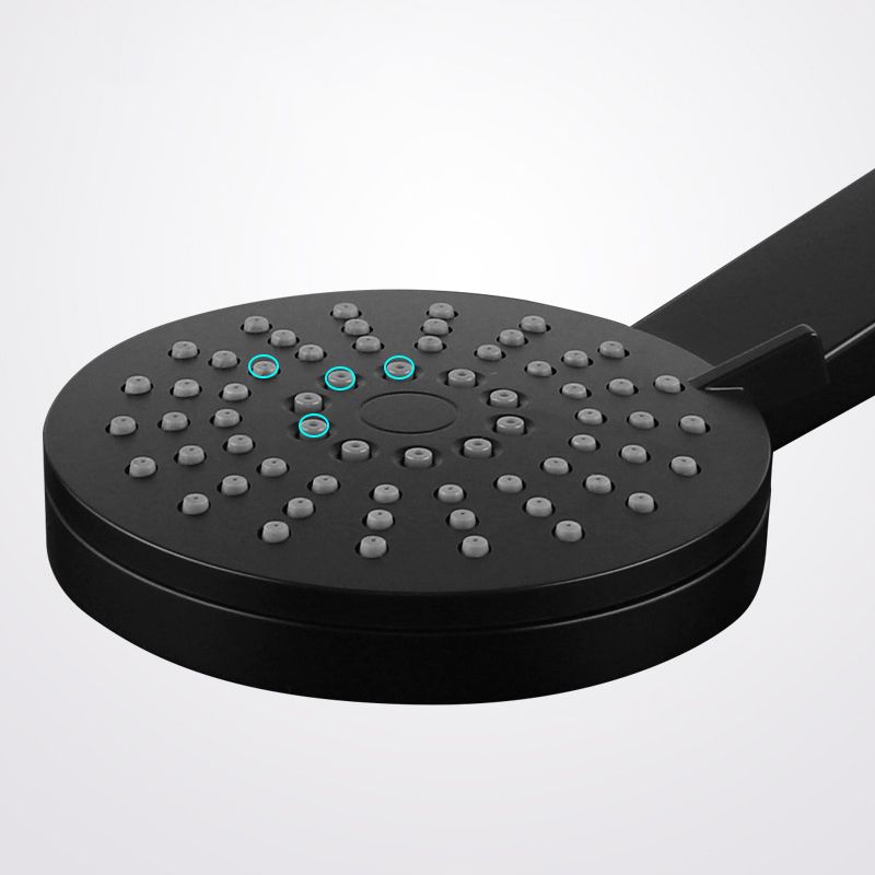 Skorter | Contemporary Black Round Showerhead Combo Rain Shower Hand Shower