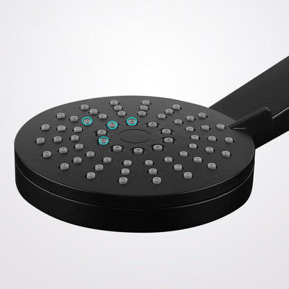 Skorter | Contemporary Black Round Showerhead Combo Rain Shower Hand Shower