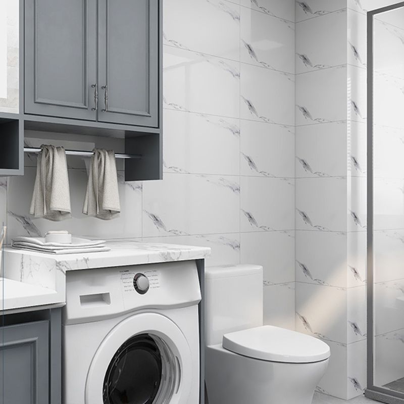 Skorter | Bathroom Mosaic Tile Marble Print Peel and Stick Backsplash Tile