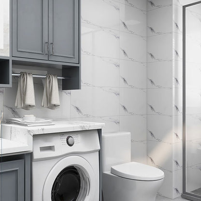 Skorter | Bathroom Mosaic Tile Marble Print Peel and Stick Backsplash Tile