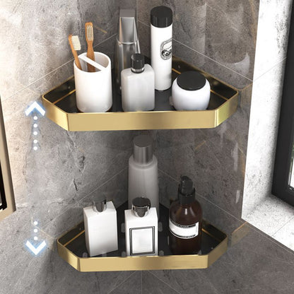 Skorter | Black & Brass Bathroom Set Modern Style Bathroom Accessories As Individual Piece Or As Set