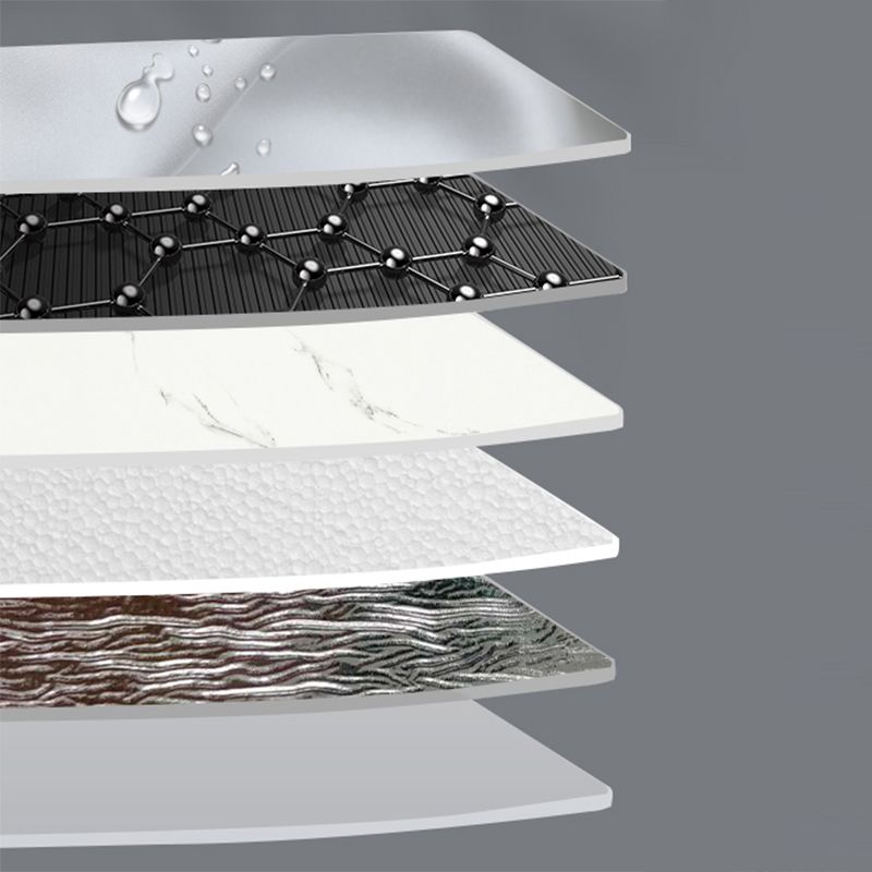 Skorter | Bathroom single tile marble pattern peel-and-stick tiles backing plate