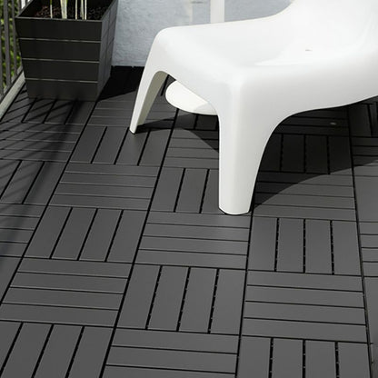 Skorter | 4-Slat 12" X 12" PVC Floor Tiles Connection Installation Floor Tiles