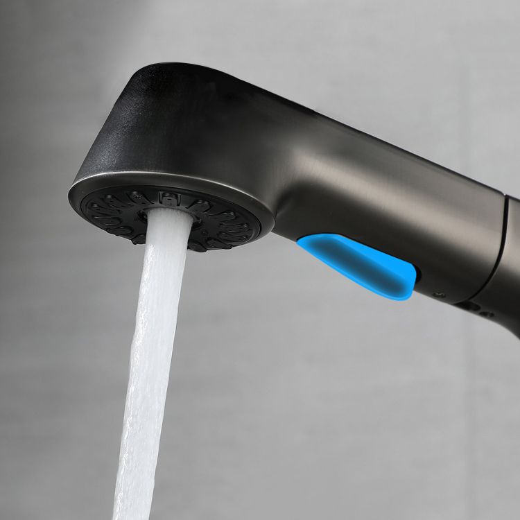 Skorter | Brass Contemporary Faucet Retractable Round Bathroom Faucet