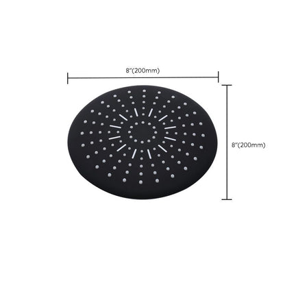 Skorter | Contemporary Style Shower Head Plastic Fixed Shower Head in Round and Square Shape