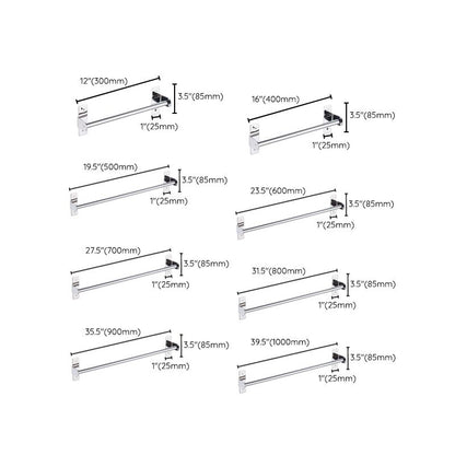 Skorter | 3-piece stainless steel bathroom accessory set Modern chrome object stand