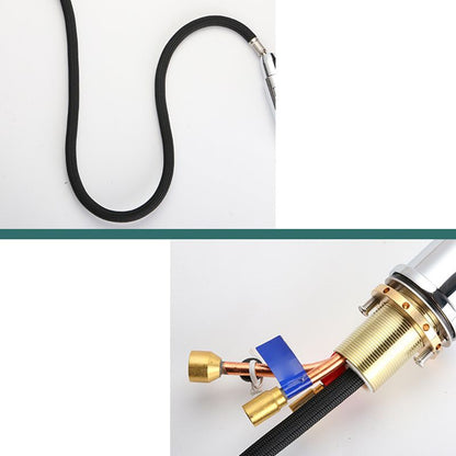 Skorter | Contemporary Basin Faucet Copper Pure Color Single Lever Retractable Basin Faucet