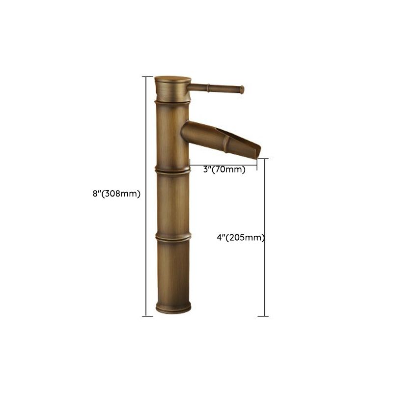 Skorter | Country House Style Vessel Sink Bathroom Faucet Round Brass Faucet