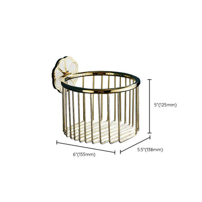 Skorter | Metal Simple Bathroom Accessories as Individual Piece or in Set in Gold