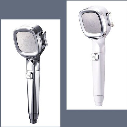 Skorter | 4-Stage Pressure Shower Head One-Button Water Stop Handheld Shower Head