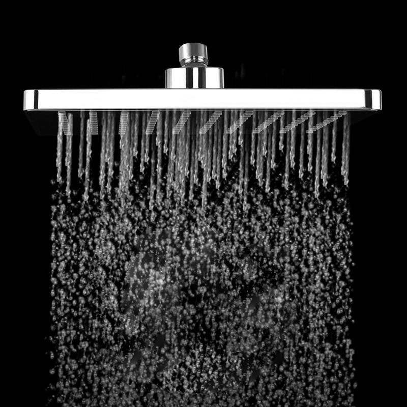 Skorter | Bathroom Standard Shower Head Rainfall Square Ceiling Mounted Shower Head