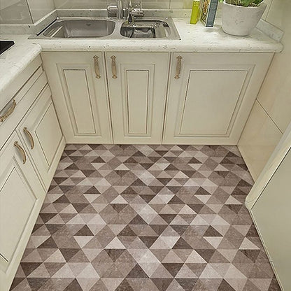 Skorter | Brown non-slip floor tile 30 cm x 60 cm brick effect single tile PVC