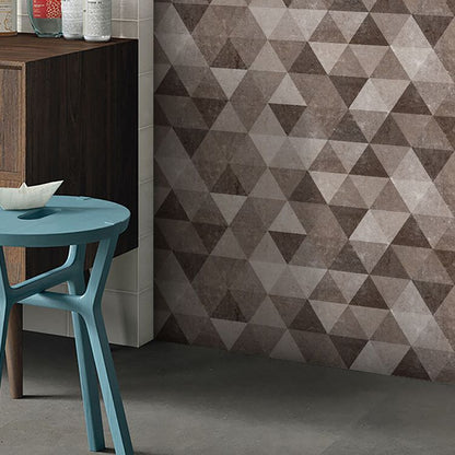 Skorter | Brown non-slip floor tile 30 cm x 60 cm brick effect single tile PVC