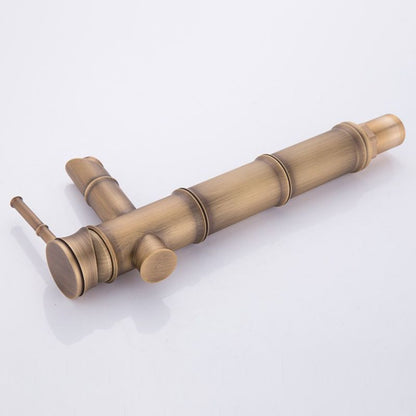 Skorter | Country House Vessel Faucet Brass Lever Handles Waterfall Spout Basin Faucet